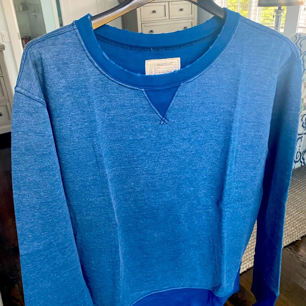 CURRENT/ELLIOTT sweatshirt (light) size 2 in blue